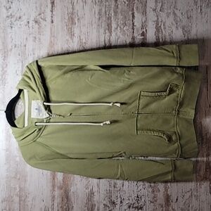 Aerie zip up size medium olive green color
